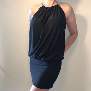 Wide Banded Bottom Dress by Sabora